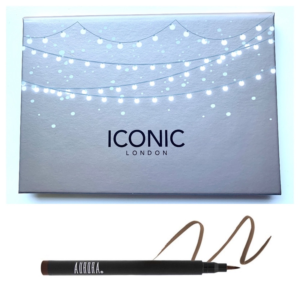 NEW LOT OF 2 Iconic London Blaze Chaser Face Palette & Aurora Precise Eyeliner